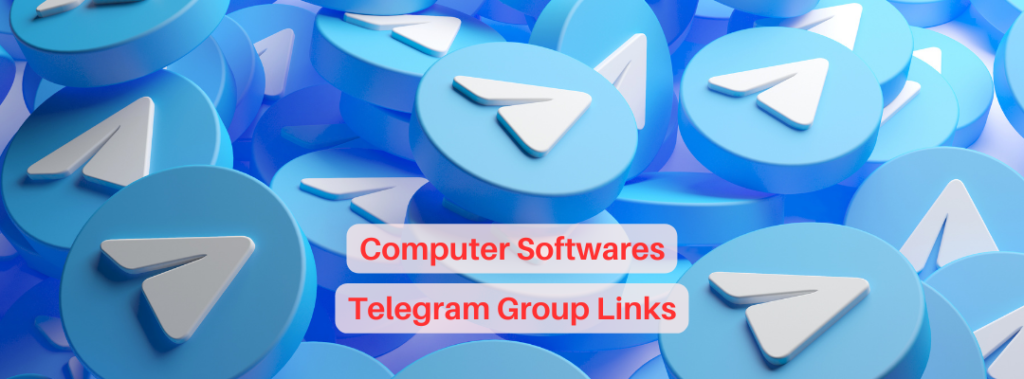 Computer Softwares Telegram Group Links